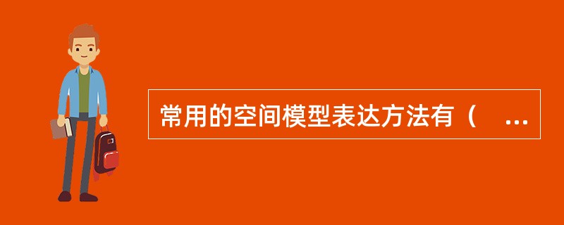 常用的空间模型表达方法有（　　）。