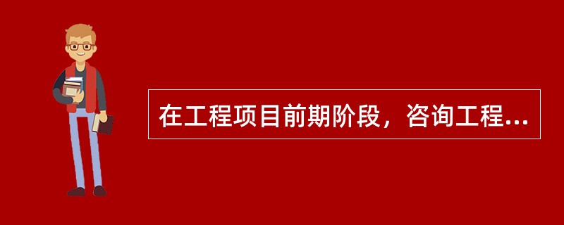 在工程项目前期阶段，咨询工程师提供咨询服务的工作成果包括（　）。