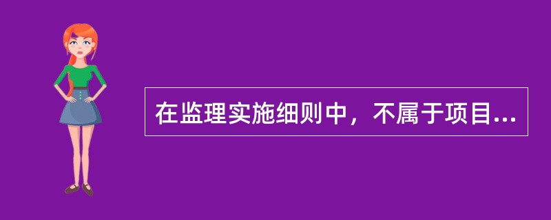 在监理实施细则中，不属于项目监理人员配备方面审核的是（　）。