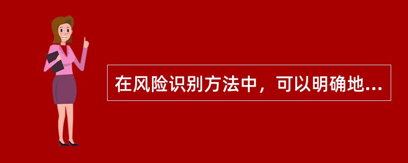 在风险识别方法中，可以明确地发现建设工程所面临的风险，但仅着重于流程本身的方法是（　）。