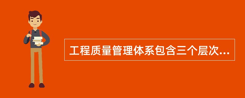 工程质量管理体系包含三个层次，其中的承建方包括（　）。