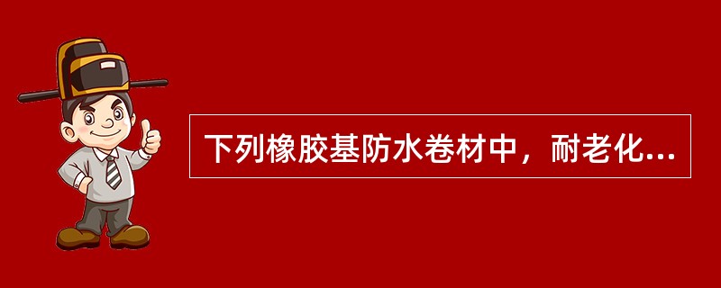 下列橡胶基防水卷材中，耐老化性能最好的是（　　）。