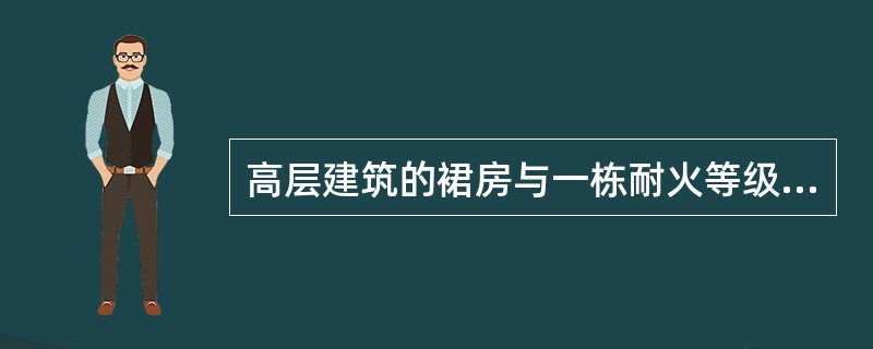 高层建筑的裙房与一栋耐火等级为三级的其他民用建筑之间的防火间距不应小于（　　）。[2006年真题]