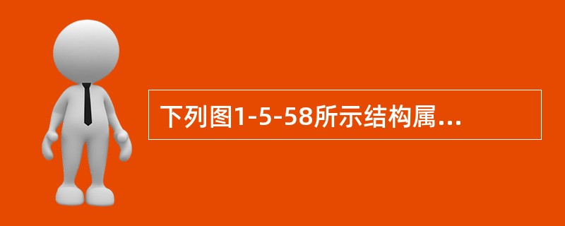 下列图1-5-58所示结构属于何种体系？（　　）[2009年真题]<img border="0" style="width: 290px; height: 87px