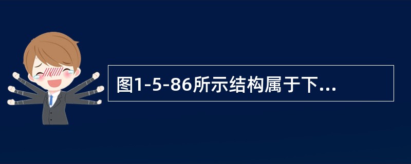 图1-5-86所示结构属于下列何种体系？（　　）[2007年真题]<img border="0" style="width: 203px; height: 42px