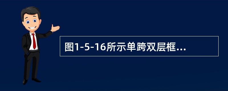 图1-5-16所示单跨双层框架，其弯矩图正确的是（　　）。[2012年真题]<img border="0" style="width: 180px; height: