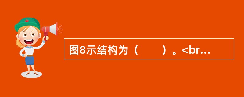 图8示结构为（　　）。<br /><img border="0" style="width: 198px; height: 88px;" sr