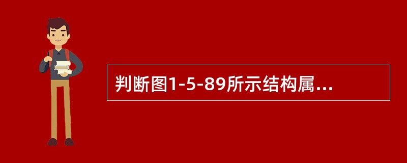 判断图1-5-89所示结构属于下列何种结构体系？（　　）[2007年真题]<img border="0" style="width: 93px; height: 1