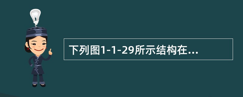 下列图1-1-29所示结构在荷载作用下的弯矩图正确的是（　　）。<img border="0" style="width: 119px; height: 132px