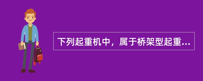 下列起重机中，属于桥架型起重机的有（）。