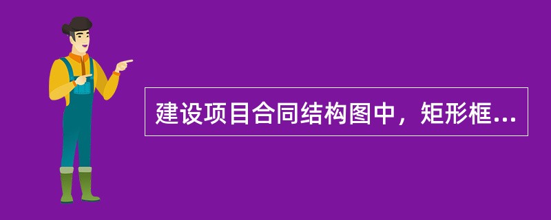 建设项目合同结构图中，矩形框表示建设项目的（）。