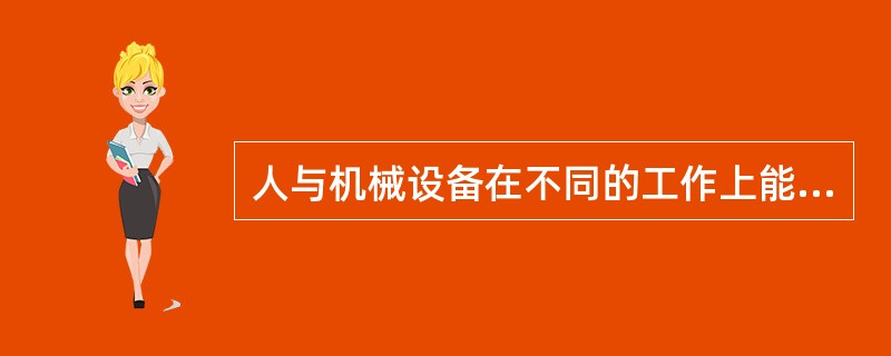 人与机械设备在不同的工作上能够发挥各自不同的优势，因此，根据人的特性和机器的特性安排不同的工作，有助于整体工作效率的提高。以下的工作中，适合机器完成的有（）。