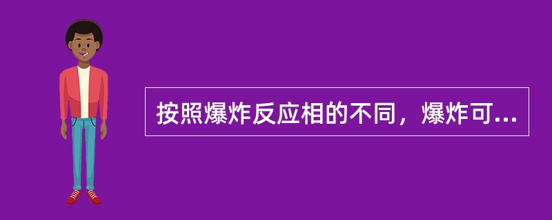 按照爆炸反应相的不同，爆炸可分为气相爆炸、液相爆炸和固相爆炸。下列爆炸情形中，属于液相爆炸的是（）。