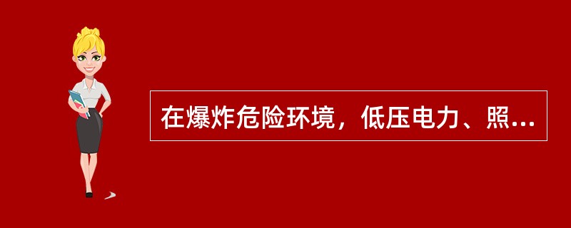 在爆炸危险环境，低压电力、照明线路所用电线和电缆的额定电压不得低于工作电压，并不得低于（　）V。