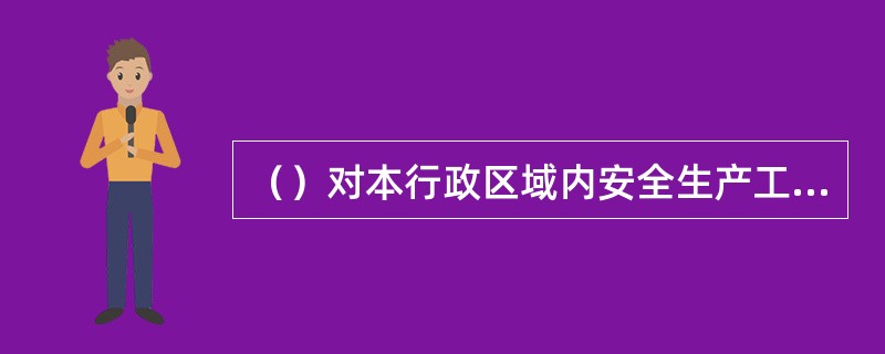 （）对本行政区域内安全生产工作实施综合监督管理。