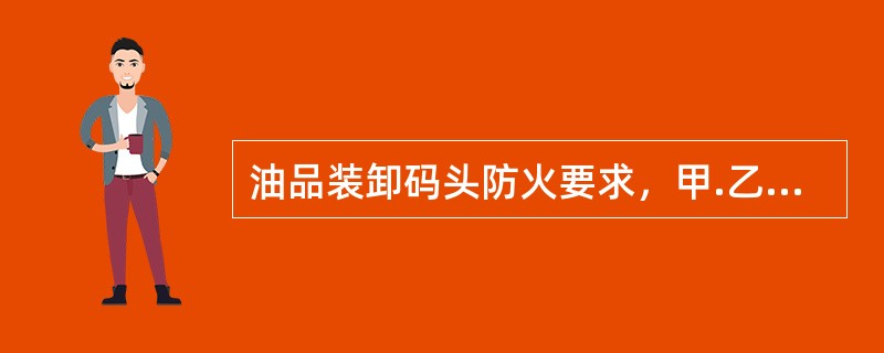 油品装卸码头防火要求，甲.乙类油品码头前沿线与陆上储油罐的防火间距不应小于()m，装卸甲乙类油品的泊位与明火或散发火花地点的防火间距不应小于40m，陆上与装卸作业无关的其他设施与油品码头的间距不应小于