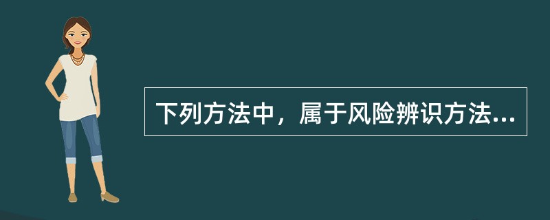 下列方法中，属于风险辨识方法的是（　）。