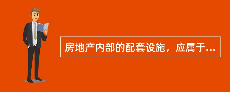 房地产内部的配套设施，应属于房地产的实物因素，用地红线外的基础设施和公共服务设施，属于房地产的权益因素。（　）