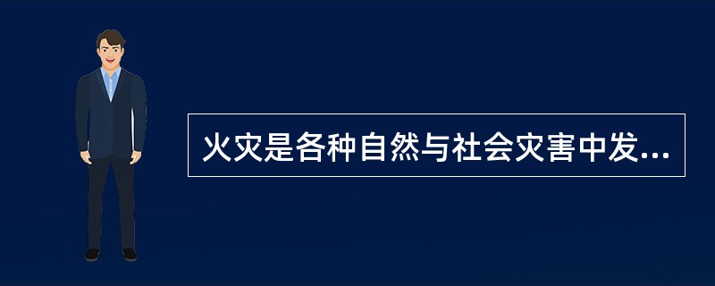 火灾是各种自然与社会灾害中发生概率高、突发性强、破坏性大的一种灾害。