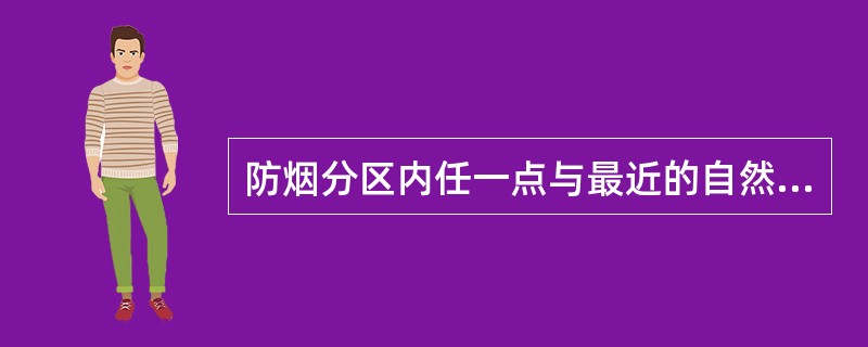 防烟分区内任一点与最近的自然排烟窗（口）之间的水平距离不应大于（ ）。 <br />