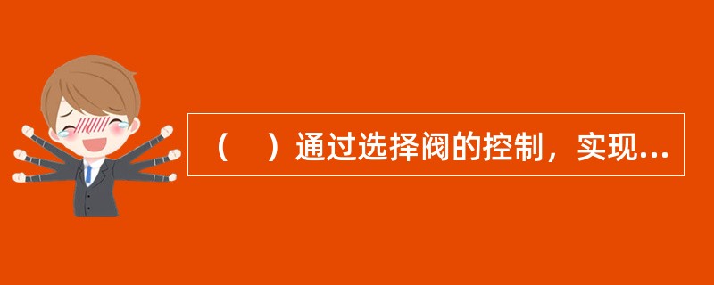 （　）通过选择阀的控制，实现灭火剂的定向释放，具有减少灭火剂储量、节约建造成本、减少空间占用以及便于维护管理等优点。