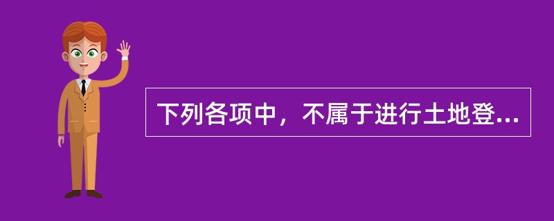 下列各项中，不属于进行土地登记代理成果审核重点的是（　　）。