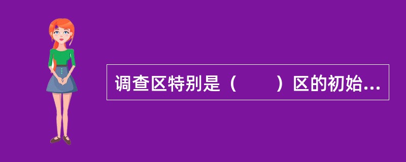 调查区特别是（　　）区的初始地籍调查工作完成后，需进行该区初始地籍调查技术总结。