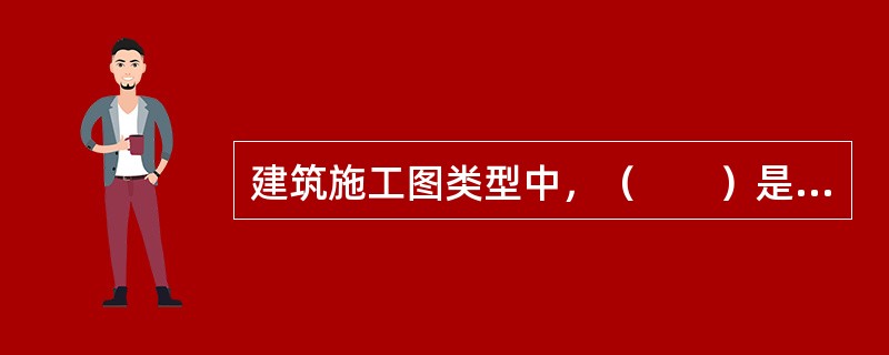 建筑施工图类型中，（　　）是墙体砌筑、门窗安装和室内装饰的重要依据。