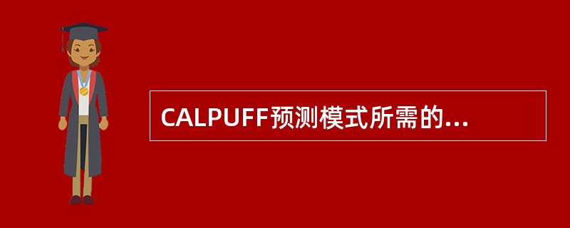 CALPUFF预测模式所需的地表参数包括（　　）。