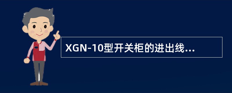 XGN-10型开关柜的进出线方式只有电缆进出线方式。()