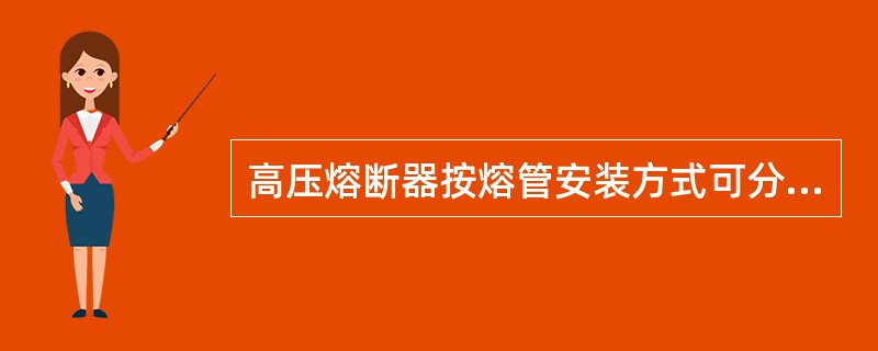 高压熔断器按熔管安装方式可分为()。