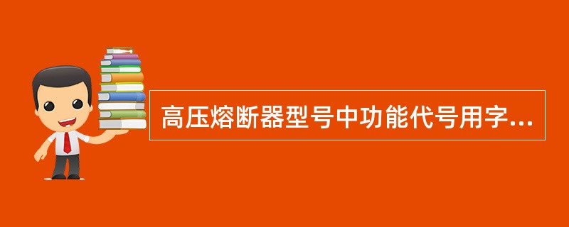 高压熔断器型号中功能代号用字母()表示为TV保护用熔断器。