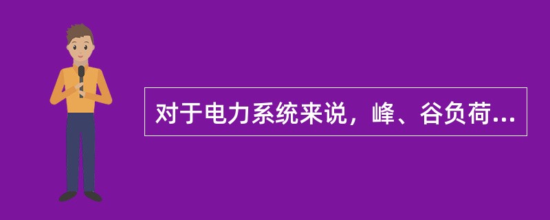 对于电力系统来说，峰、谷负荷差越()，用电越趋于合理。