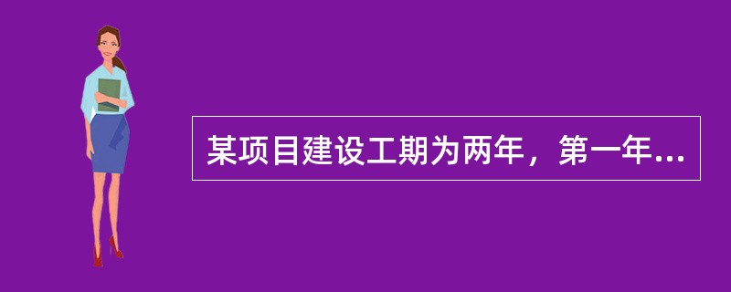 某项目建设工期为两年，第一年投资200万元，第二年投资300万元，投产后每年净现金流量为150万元，项目计算期为10年，基准收益率为10%，则此项目的财务净现值为（　　）。
