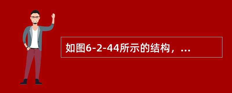 如图6-2-44所示的结构，B点杆端弯矩（设内侧受拉为正）为（　　）。<br /><img border="0" style="width: 205px