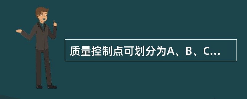 质量控制点可划分为A、B、C三级，其中C级为（）。