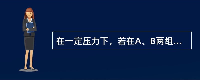 在一定压力下，若在A、B两组分液态完全互溶的气、液平衡系统的t-x图上出现最低恒沸点，则其蒸气总压对拉乌尔定律一定产生（）。