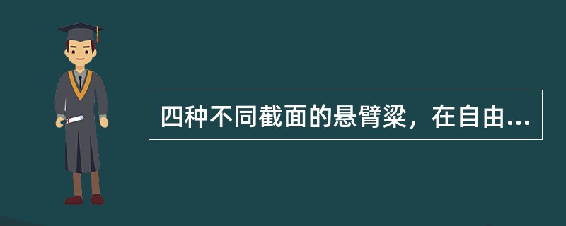 四种不同截面的悬臂粱，在自由端的受力方向如图所示。C为形心，S为弯曲中心，则可以直接应用<img border="0" style="width: 88px; he