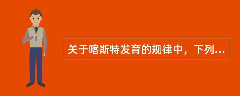 关于喀斯特发育的规律中，下列不正确的是（　　）。
