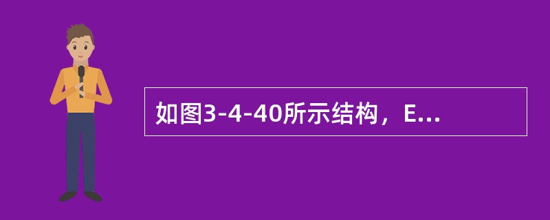 如图3-4-40所示结构，EI为常数，欲使结点B的转角为零，则q的值为（　　）kN/m。<br /><img border="0" style="wid