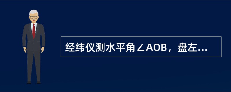 经纬仪测水平角∠AOB，盘左先瞄左方向A读数为312°10′20″，后瞄右方向B读数为40°32′32″其半测回角值为（　　）。