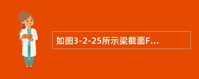 如图3-2-25所示梁截面F处的弯矩（以下侧受拉为正）MF为（　　）。<br /><img border="0" style="width: 378px