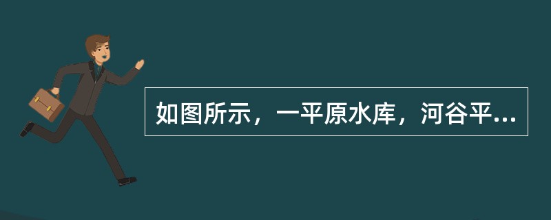 如图所示，一平原水库，河谷平缓开阔，水库蓄水前河水位高程为120m，水库设计正常蓄水位为180m。水库左岸一段库岸由弱透水的土层组成，表部为农田。经勘察，在距库岸400m的A剖面处，地下水位高程为16