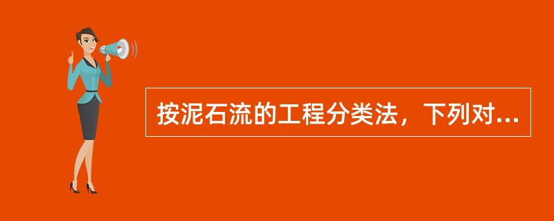 按泥石流的工程分类法，下列对泥石流地区的建筑适宜性评价正确的是（　　）。