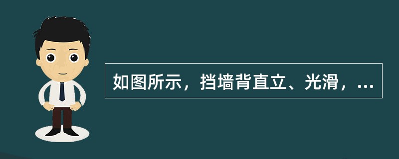 如图所示，挡墙背直立、光滑，墙后的填料为中砂和粗砂，厚度分别为h1=3m和h2=5m，重度和内摩擦角见图示。土体表面受到均匀满布荷载q=30kPa的作用，试问荷载q在挡墙上产生的主动土压力接近下列哪个