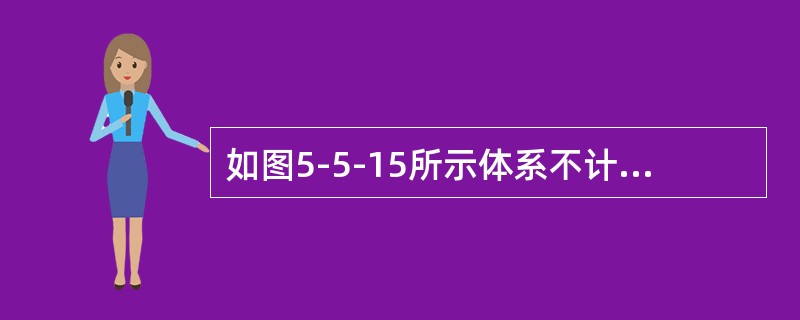 如图5-5-15所示体系不计阻尼的稳态最大动位移为<img border="0" style="width: 76px; height: 38px;" s