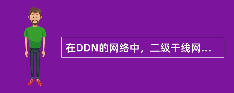 在DDN的网络中，二级干线网内节点之间采用（）的连接方式。