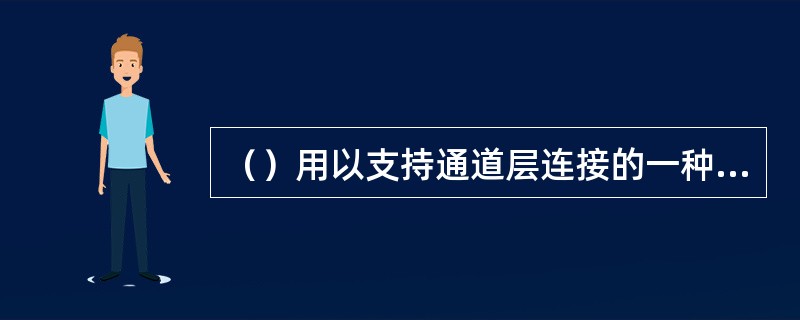 （）用以支持通道层连接的一种信息结构。