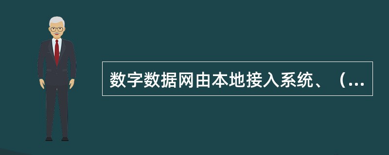 数字数据网由本地接入系统、（）、复用及交叉连接系统、网同步系统和网络管理系统等5部分组成。