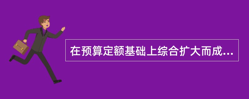 在预算定额基础上综合扩大而成的是（）。